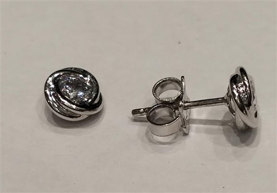 Pendientes Duezeta Mujer in Oro blanco OROBPLCIP2ZM7 - OROBPLCIP2ZM7